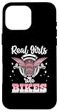 Fácil instalación Motocicleta Biker - Real Girls Ride Bikes Woman Carcasa para iPhone 16 Pro Max