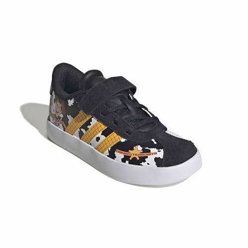 Image of adidas Kids' VL Court 3.0 Elastic Lace & Strap Shoe