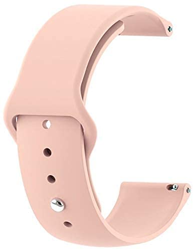 Gladiadora® 22mm Smart Watch Strap Compatible with Realme S, Samsung Galaxy Watch, Pro 4 Max, S Pro, Ultra, Ultra 2, One Plus Watch 22mm Watch Strap Soft Silicone (Pack of-1) Silicone Strap (Peach) (B0BZLY2W92) Amazon Price History, Amazon Price Tracker
