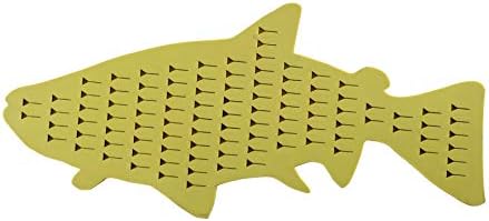 COLDWATER FLY FISHING - Silicon "Trout-Shaped" Drift Boat Fly Drying Patch