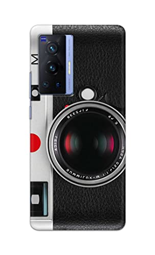 Image of Printed Hard Back Cover Case for Vivo X70 Pro Back Cover (Vintage Camera) -702