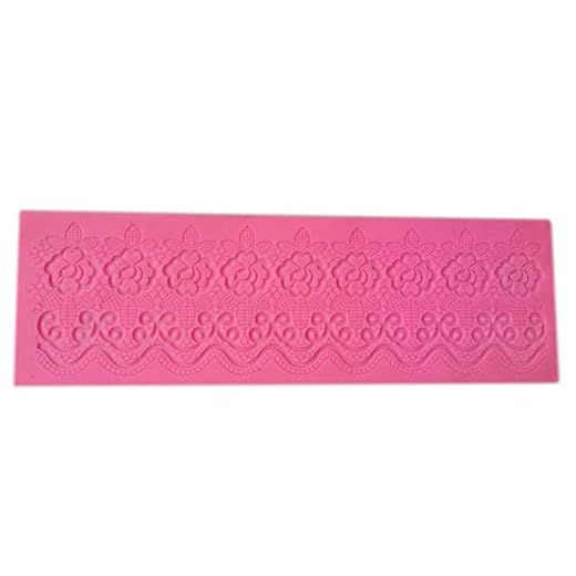 Silicone Baking Mold with Flower Pattern, Food Grade, Heat Resistant, Flexible Mat for Chocolate, Biscuits and Cakes
