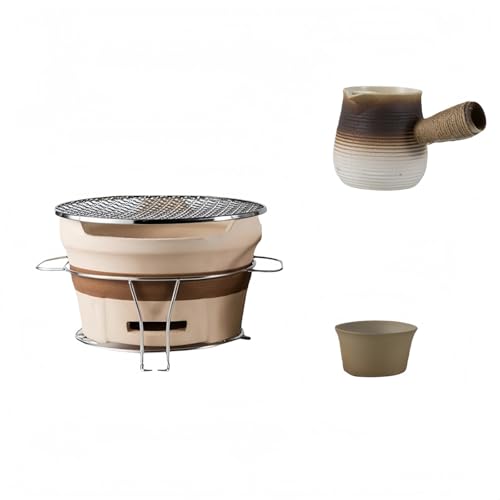 Kefeng ���ցy2�`5�l�p�z���� �����🹂�ăo�[�x�L���[������ ���R���� ���^�ƒ�p �ی^ �Ă��� �Ă����� �Ă��� (���a19cm �V���O���F + ���b�V�� + �t���[�� + �|�b�g + �J�b�v) [���s�A���i]