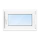 FENSTERVERSAND - Kellerfenster 80 x 40 Kunststofffenster Weiß - 2-fach Verglasung mit Klarglas - Dreh- & Kippfenster, Fenster Kunststoff - DIN rechts - BxH: 800x400 mm, 70 mm Profil