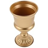 LOLIPPYY Macetero de Hierro Vintage con Diseño Alto y Patas Maceta Metálica Decorativa para Hotel y Hogar Soporte Elegante para Plantas de Interior