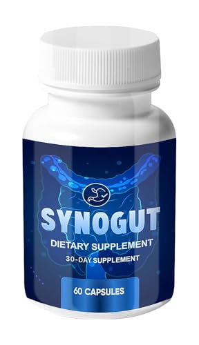 nutradash Synogut - Synogut Pills for Digestive Support Gut Health (60 Capsules - 1 Month Supply)