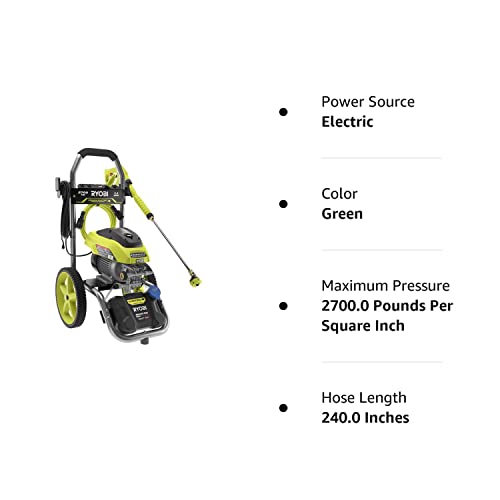 Ryobi 2700 PSI Electric Pressure Washer green - Image 5