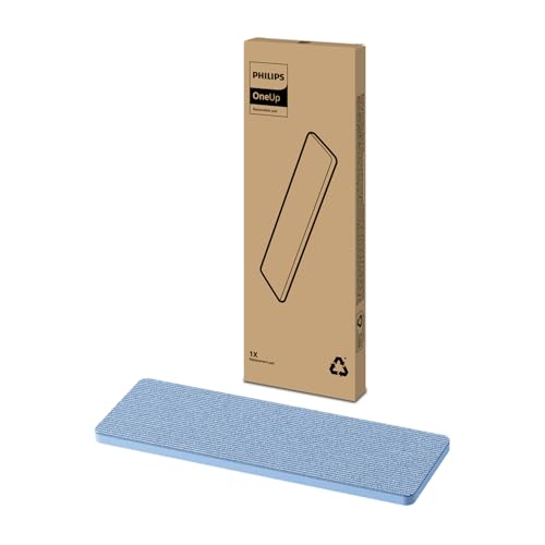 Philips OneUp Original Reinigungspad Einzelpack Für empfindliche Hartböden saugt Schmutzwasser auf gibt Frischwasser ab 50% schnellere Trocknung waschbar bis zu 6 Monate nutzbar (XV1882/10)