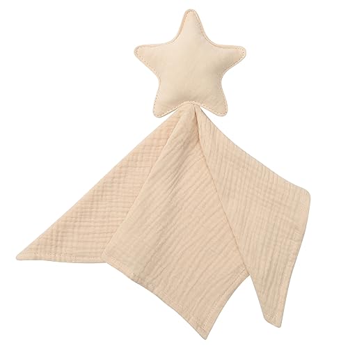 Image of Premium Soft Muslin Cotton Newborn Baby Loveys Security Blanket Muslin Soft & Breathable,Star Lovies for Baby New Born Boy Girl Unisex Baby Unique Neutral Presents for Babies Newborn Toddler