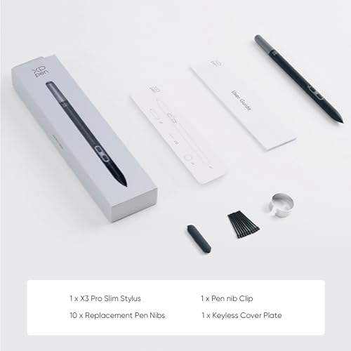 XPPen X3 Pro Slim Stylus 16K Pressure Levels Battery-free Stylus Higher Accuracy Only Compatible for XPPen Artist Pro 14 & 16 Gen 2/ Deco Pro Gen 2 Series /Artist Pro 19 Drawing Tablet - Thumbnail 5