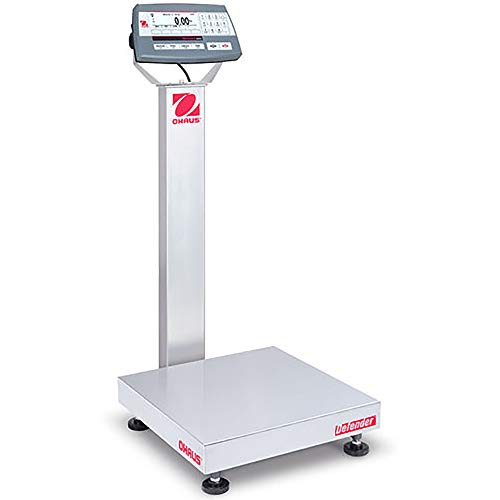 Báscula de banco Ohaus D52P125RQL2 con display TD52P 250lb x 0.05lb