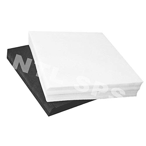 Nevertheless White Econo Test Print Pellons - 15x15