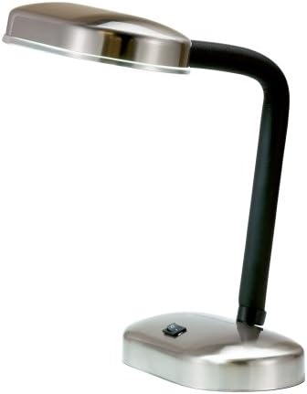 Adesso Ezy Eyz Full Spectrum Flex Desk Lamp, Steel