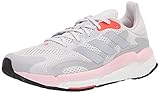 adidas Women's Solar Boost 21 Running Shoe, Dash Grey/Silver Metallic/Fresh Candy, 7.5