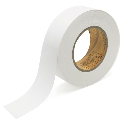 YDHfdc Cinta de yeso de 70 m x 48 mm, cinta adhesiva blanca para protección de bordes, cinta de yeso para esquinas de pared, reparación de grietas de pared