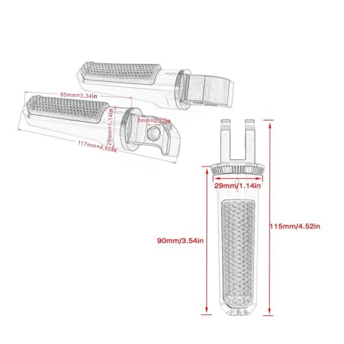 Repose-pieds moto MT09 en alu robuste pour passager exigeant - 7