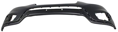 Go-Parts - Front Bumper Cover for Hyundai Santa Fe 2010-2012, Primed (Ready to Paint), Replacement 2011