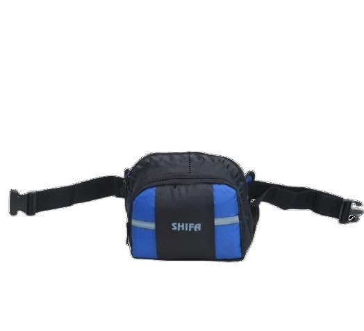 Stylish Waist Bag for Men and Women | Durable Polyester Fanny Pack for Travel Running Hiking and Sports | Royal Blue Black Medium-image-33