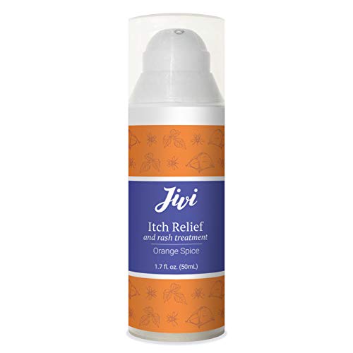 Itch Relief & Rash Treatment (Orange Spice) | Soothes Bug Bites, Poison Ivy, Sun Burn & More | 100% Natural With Organic Ingredients | Made For All Skin Types Including Sensitive Skin | 1.7 Fl. Oz #TOP21