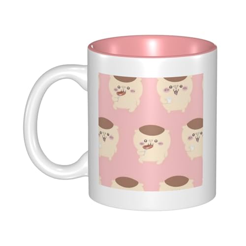 マグカップ ちいかわ くりまんじゅう コーヒーカップ 陶磁器 ミルクコップ おしゃれ 持ちやすい 耐熱 耐冷 人気 かわいい プレゼント 母の日 記念日 電子レンジ対応 330ml