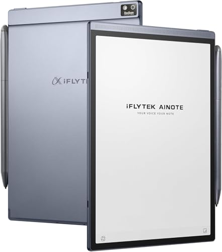 iFLYTEK AINOTE Air2 8.2 E Ink Tablet with Pen Voice-to-Text Language Translation Android System WiFi & Bluetooth - Digital Notebook for Note Taking Study and Meetings with ChatGPT Support
