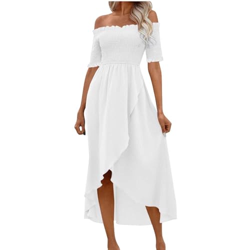 Xiaojmake Women's Boho Dresses Off Shoulder...