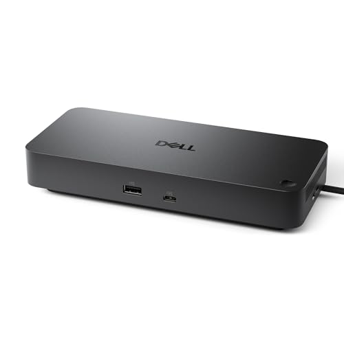 Dell Pro WD25 docking station for a multi-display office workstation