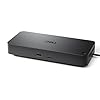 Dell Pro Dock WD25 – USB Tipo-C con conector de modo alternativo DP, conectividad DisplayPort/HDMI/USB 3.2 Gen2, entrega de energía de hasta 100 vatios – Negro