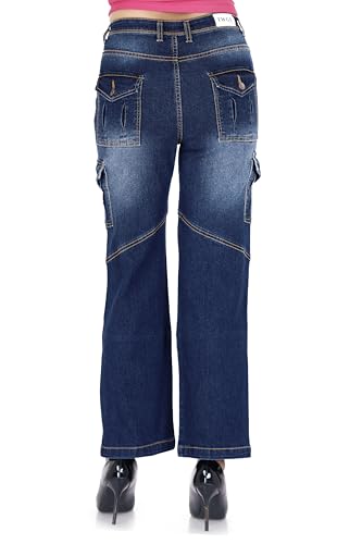 Image of TWGE - Women's Mid Rise Straight Fit Pants - Relaxed Fit Cotton Trousers with Drawstring Waist - Lightweight Everyday Wear