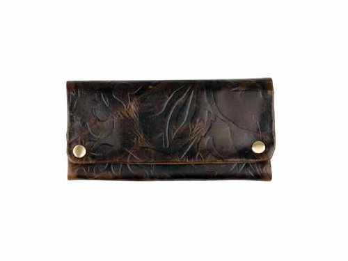 kavatza 'Original Tobacco Cuir Pouch Lady estampé