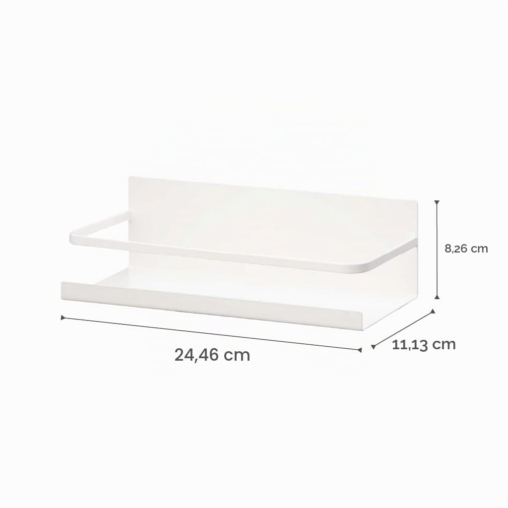 YAMAZAKI home Étagère à épices magnétique pour réfrigérateur – Acier