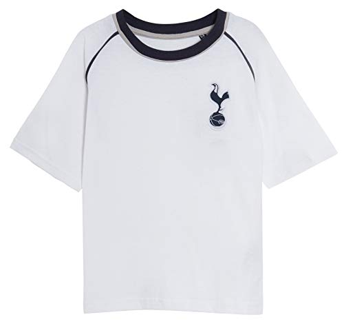 Tottenham Hotspur Kids FC Short Pyjamas Boys Premiership Football Club Kit Shortie PJs Shorts + T-Shirt Set
