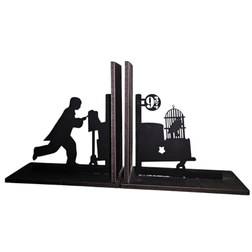 Fábrica Geek Aparador de Livros Plataforma Inspirado em Harry o Mago do Castelo Aparador de Livros Potter Head