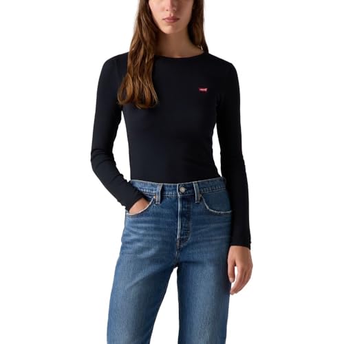 Levi's Women's Hayes Long-Sleeve T-Shirt (Also Available in Plus), (New) Anthracite Night, 1X Plus