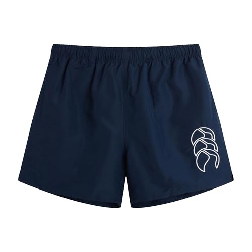 Canterbury Mens Tactic Rugby Shorts | Internal Drawstring & Pockets | Gym/Training Short Leisure Shorts Navy L