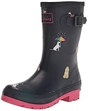 Joules Women's Rain Boot, Rainbow Dog, 8