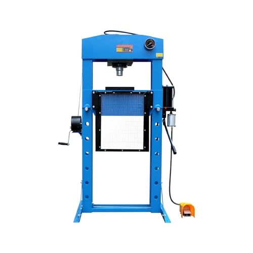 50 Ton Hydraulic Shop Press with Dual Operation