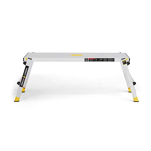Gorilla Ladders GLWP-47(2-Pack) 47.25 in. x 12 in. x 20 in. Aluminum Slim-Fold Work Platform, 300 lbs. Load Capacity (2-Pack)