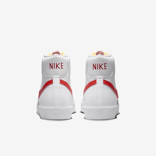 Image of Nike Mens Blazer Running Shoe Mid '77 VNTG-White /Picante Red-Summit White-Bq6806-128-6Uk