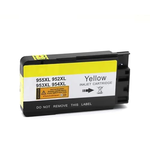 Cartouche d'encre 955XL jaune compatible avec imprimante Officejet Pro 8710 et 7740