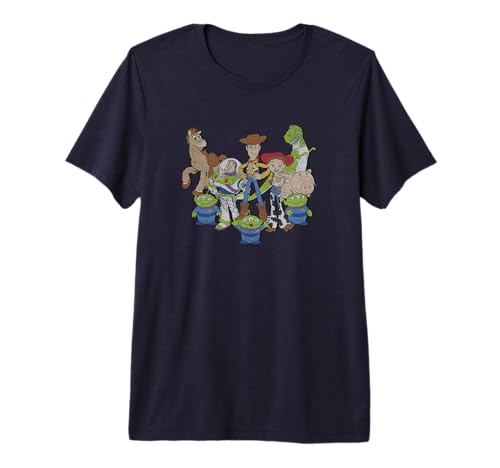 T-shirt Toy Story Pixar avec design de groupe pour adulte passionné de cinéma