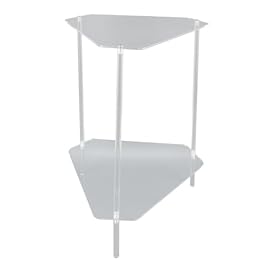 2 Tier Corner Side Table,...