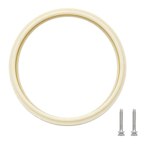 AXQKFZ 79101600Z Pool Light Lens Gasket for Pentair IntelliBrite AmerLite and SAM Amerlite 8 3/8 Inch with 79104800 Pilot Screws Replace for 79101600 (1 PCS)