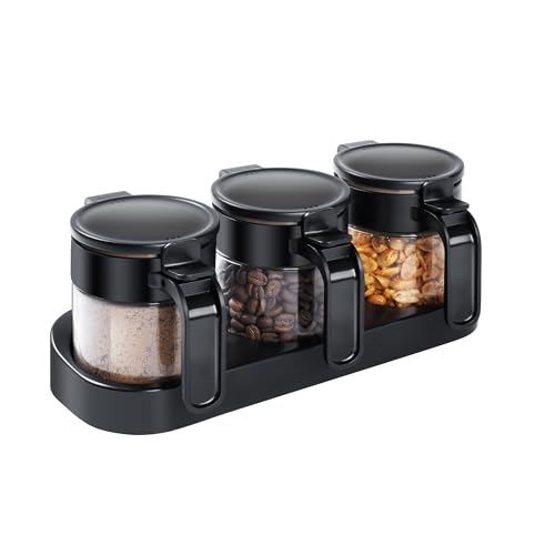 Seasoning Jar Set, black