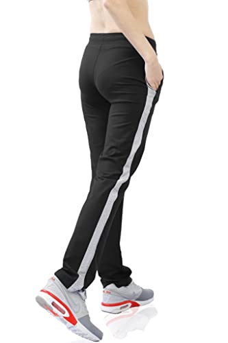 Image of Women's Cotton Running Track Pant with Zipper Pockets