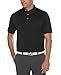 Callaway Men's Golf Short Sleeve Pique Open Mesh Polo Shirt, Black, X-Large