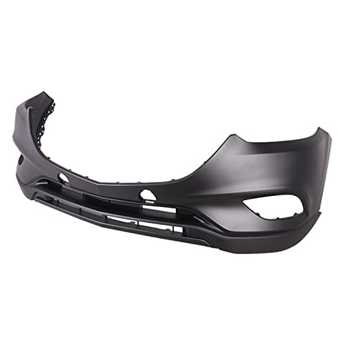Image of FitParts Compatible with Mazda CX-9 2013-2015 Front Bumper Cover | Primed, With Fog Light Holes, Without Parking Sensor Holes, Ready to Paint, OEM TK2150031DBB, MA1000237