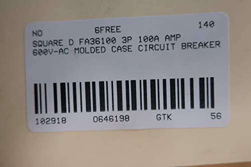 Square D D646198-FA36100 I-Line 3P 100A 600V-Ac Molded Case Circuit Breaker D646198 thumb #8