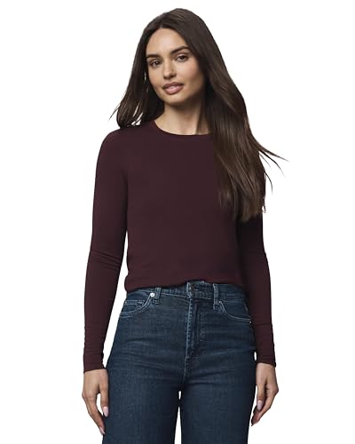 T-Shirt à Manches Longues en Bambou Premium Splendid Maille Soyeuse Éco-Responsable