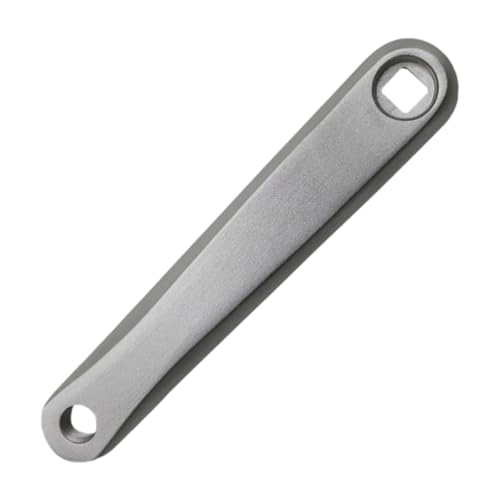 Harilla Brazo de Manivela de Bicicleta, Pata Izquierda del Juego de Bielas de Cadena Simple, Pieza de Reparación, Brazo de Manivela de Bicicleta, Aleación de, Agujero Cuadrado